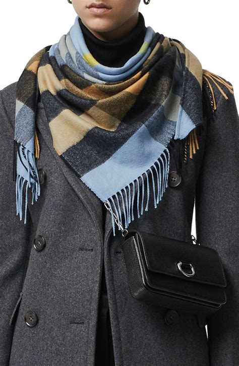 burberry mega check scarf dark trench|The Burberry Scarf .